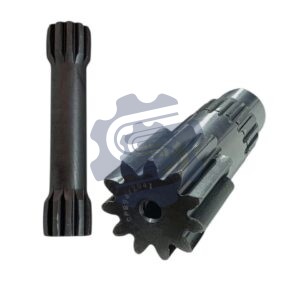 CONJUNTO DE EIXO Z12 E PINHÃO Z11 DO GIRO YANMAR VIO20